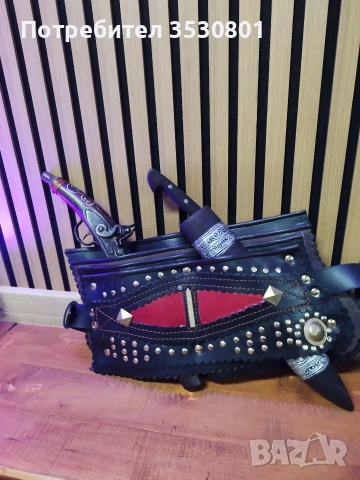 Кожен силях естествена кожа 