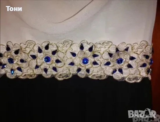 Нова Официална Рокля с Бродерия S, снимка 4 - Рокли - 52792969