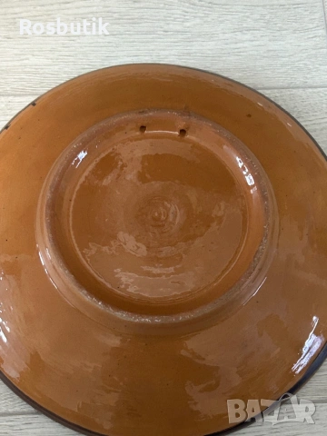 Ръчно рисувана керамика чиния за декорация , снимка 4 - Пана - 53353516
