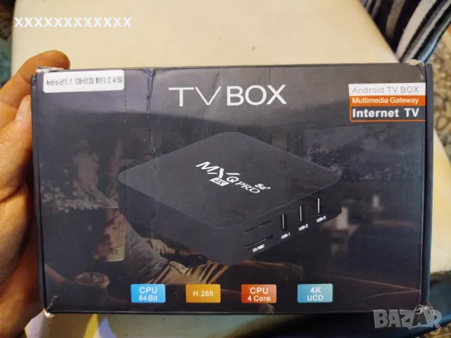 smart tv box MXqpro 5G 4k android 11.1 128+512G , снимка 8 - Части и Платки - 48577984