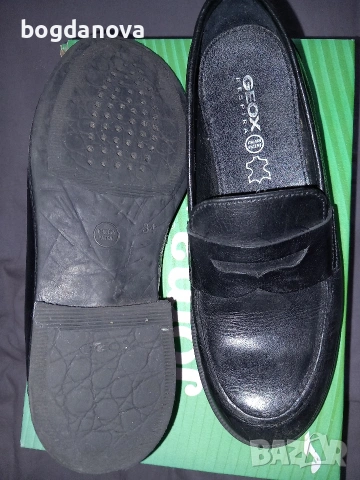 Мокасини Geox от естествена кожа, 34 номер, снимка 8 - Детски обувки - 54003343