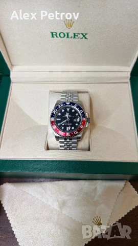 ROLEX GMT PEPSI уникат, снимка 7 - Луксозни - 52387617