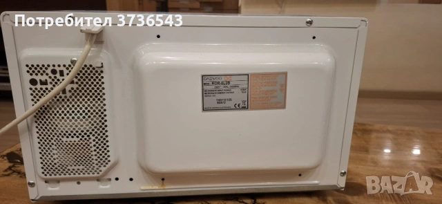Микровълнова печка Daewoo KOR-6L0B, снимка 4 - Микровълнови - 53285452
