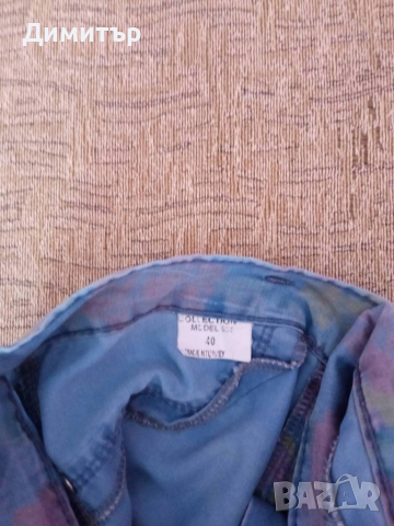 Дамски къси панталонки с цветя С-М размер, снимка 6 - Къси панталони и бермуди - 52006214