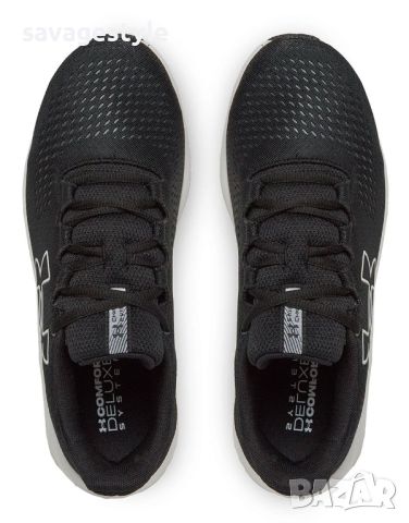 Мъжки маратонки UNDER ARMOUR Charged Pursuit 3 Big Logo Running Shoes Black/White, снимка 5 - Маратонки - 45762500