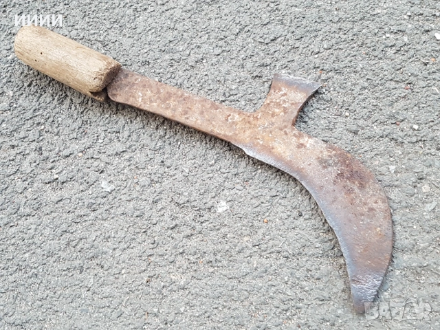 Топор косер сърп, снимка 3 - Антикварни и старинни предмети - 53864880