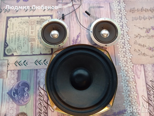 Комплект две пищялки и бас говорител Aiwa