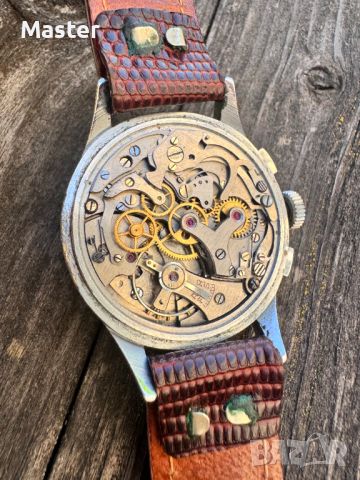 Chronographe Suisse Chronograph швейцарски часовник 37 мм , снимка 5 - Мъжки - 46202178