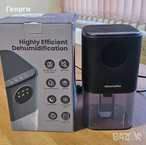 Влагоабсорбатор, BYONDSELF®, резервоар 1700 мл, 3 таймера, LED дисплей, снимка 8 - Влагоабсорбатори и влагоуловители - 53889926