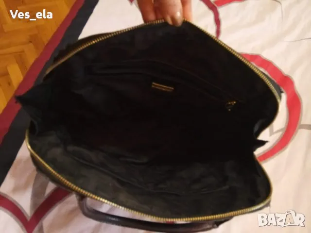 черна чанта roccobarocco, снимка 4 - Чанти - 49683761