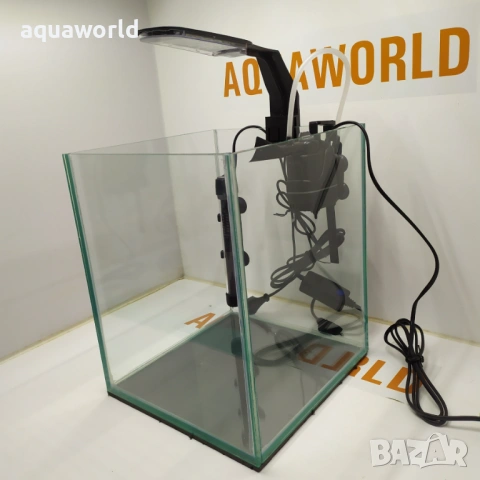 Оборудван нано аквариум 18 литра, снимка 3 - Аквариуми - 54276129