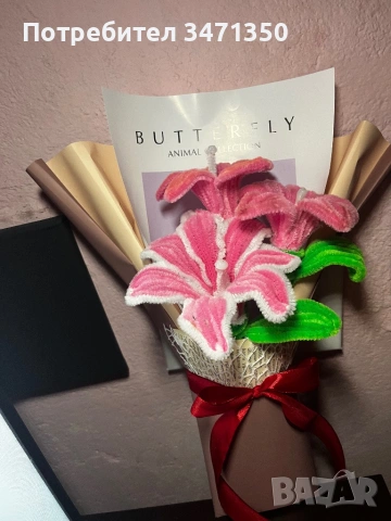 Букет Китайски рози🌺, снимка 2 - Романтични подаръци - 53419058