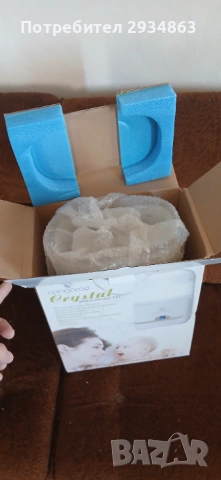 Електрически парен стерилизатор Cangaroo Crystal 2в1 – Като нов!, снимка 5 - Стерилизатори - 54096700