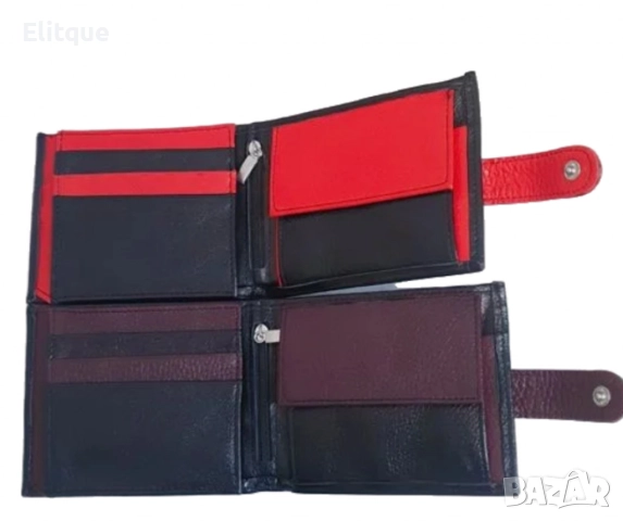 Елегантен к. портфейл с многофункционален дизайн и стилни детайли, снимка 5 - Портфейли, портмонета - 52813793