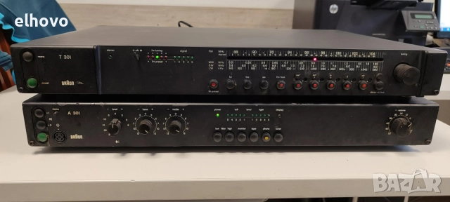 Стерео усилвател и тунер Braun A 301, T301