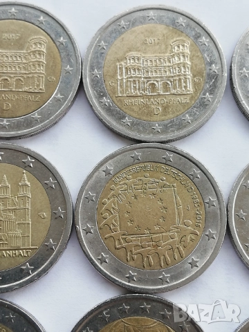 14 юбилейни монети от 2 евро, снимка 3 - Нумизматика и бонистика - 49716189
