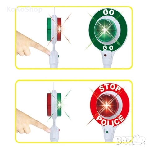 Детска полицейска палка/ полицейска палка, снимка 3 - Образователни игри - 52286657