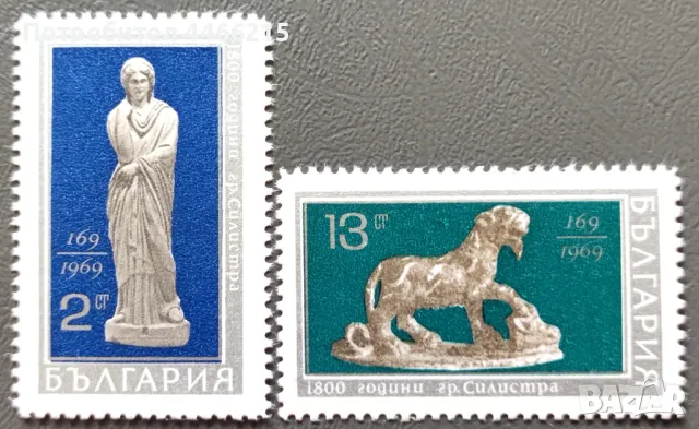България, 1969 г. - пълна серия чисти марки, изкуство, 1*15