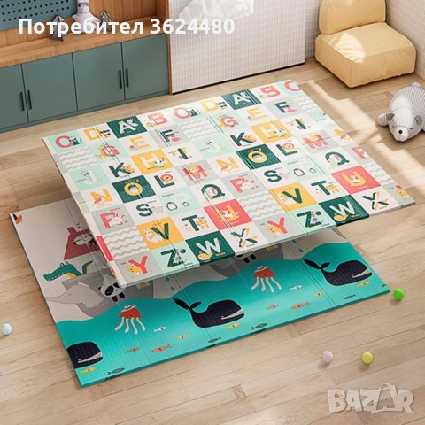 Меко килимче за игра Водоустойчиво 4613, снимка 5 - Други - 53450318