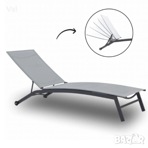 Шезлонг с регулируема облегалка - стил и гарантиран комфорт, снимка 9 - Градински мебели, декорация  - 53842975