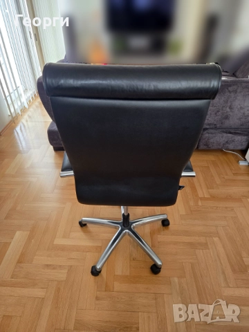 Стол SATO - естествена кожа, снимка 4 - Столове - 52918500