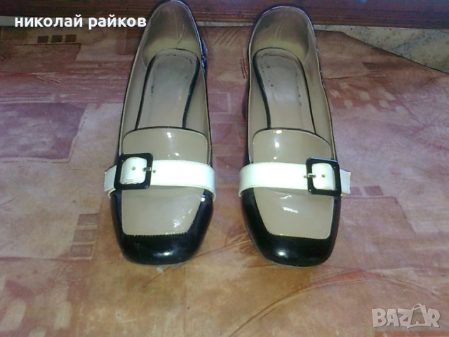 Дамски лачени обувки № 38, снимка 4 - Дамски обувки на ток - 51831646