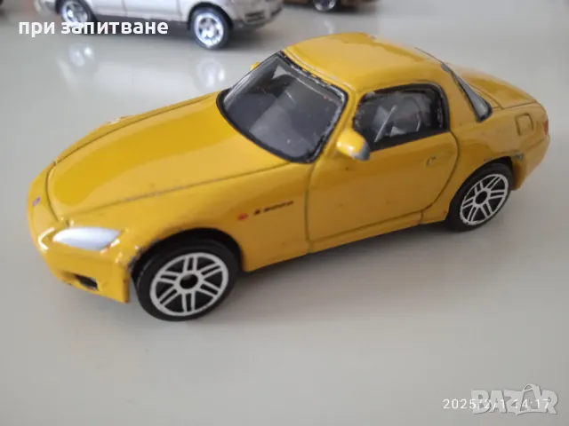 Метални колички Jaguar, Honda S 2000, VW Tuareg, Realtoy , снимка 12 - Колекции - 48919324