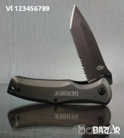 Нож Gerber 85 х 196 полу-автоматичен-2 модела, снимка 1 - Ножове - 49415559