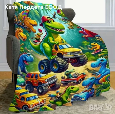 3D детско одеяло 150/200, снимка 3 - Спално бельо и завивки - 50838871