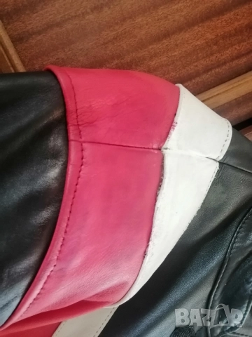 Кожено яке за моторист VANUCCI, снимка 13 - Якета - 52301913