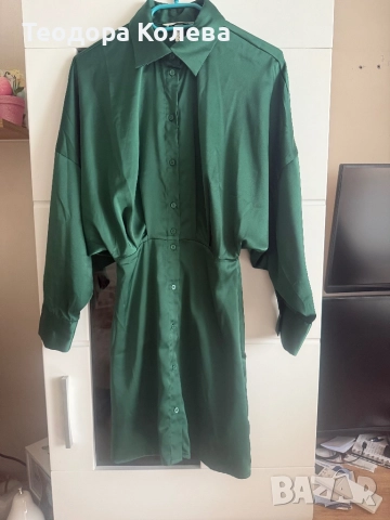 Сатенена рокля H&M