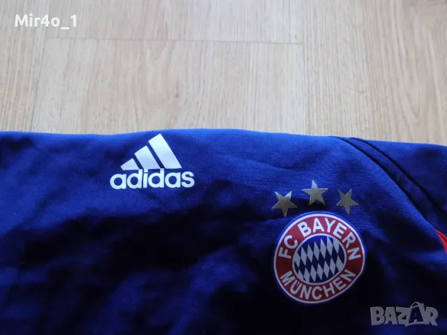 фанела bayern munich adidas адидас суитчър худи горнище блуза мъжко спорт футбол оригинал S, снимка 3 - Спортни дрехи, екипи - 46965109