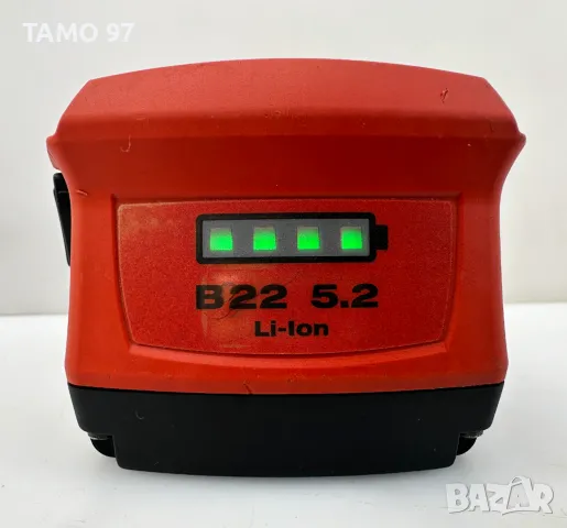 Hilti B 22/5.2Ah Li-ion - Акумулаторна батерия 22V 5.2Ah с индикатор 2023г., снимка 3 - Други инструменти - 48679670