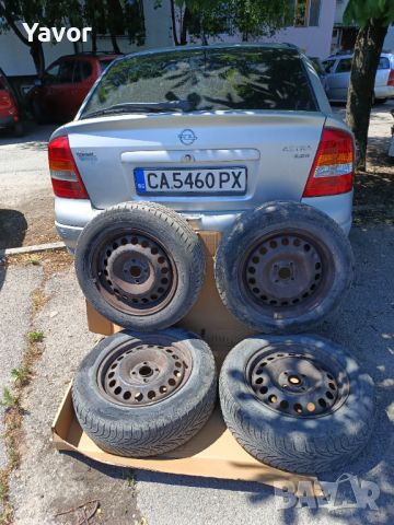 Джанти Opel 4x100 15" с гуми 185/65/15" цола, снимка 8 - Гуми и джанти - 46582238