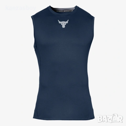 Under Armour PROJECT ROCK HG ARMOUR - мъжки фитнес потник Л, снимка 2 - Тениски - 54208517
