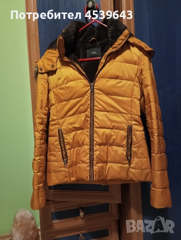 Зимно дамско яке с топла вата и качулка на ZARA , снимка 7 - Якета - 52859310