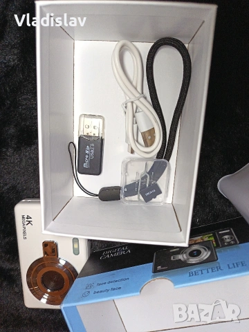 Компактен цифров фотоапарат, снимка 3 - Фотоапарати - 53928449