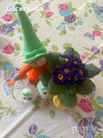 Великденска декорация, снимка 6 - Декорация за дома - 53755313