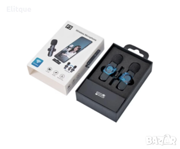 Комплект безжичен микрофон K9 за мобилни телефони - Превъзходство в качеството на звука и удобство, снимка 4 - Други стоки за дома - 52853893