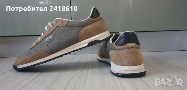 Hugo Boss Leather Sneakers Mens Size 44/28см ОРИГИНАЛ! Мъжки Кецове, снимка 6 - Кецове - 53736286