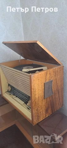 Радио грамофон Ретро , снимка 3 - Грамофони - 51851880