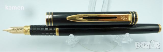 Писалка Waterman, писец 18к, снимка 7 - Антикварни и старинни предмети - 46723598