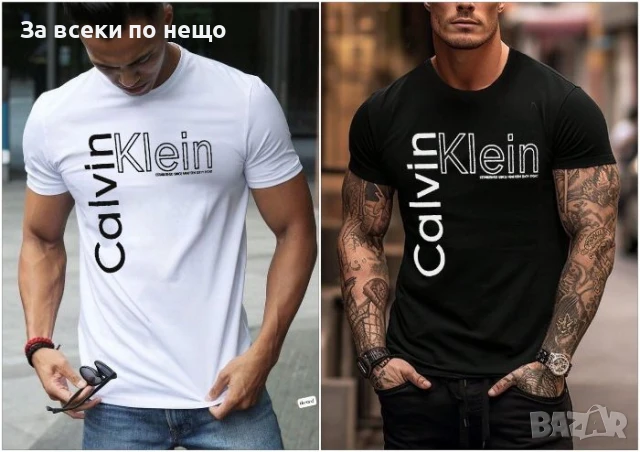 Calvin Klein Мъжка Тениска👕Мъжка Блуза С Къс Ръкав Келвин Клайн - Различни Цветове Код LFS555