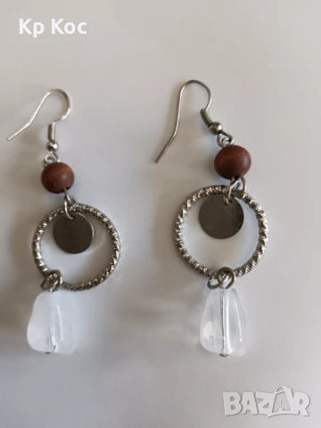 стилни обици с примка, снимка 4 - Обеци - 51222003