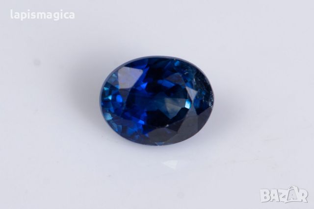 Син сапфир 0.40ct нагряван овална шлифовка, снимка 1 - Други - 46738839