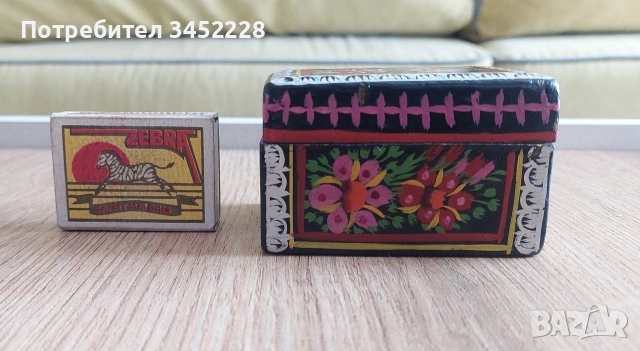 кутийка дървена рисувана за ценители , снимка 6 - Декорация за дома - 53845704
