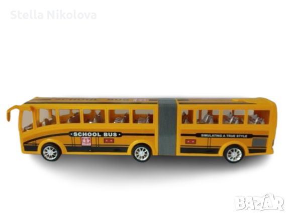 Играчка Училищен Автобус, снимка 1 - Коли, камиони, мотори, писти - 45665011