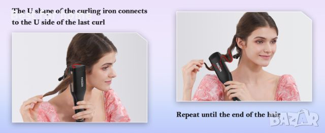 Маша за къдрици Faszin- иновативна технология, снимка 6 - Преси за коса - 45635624