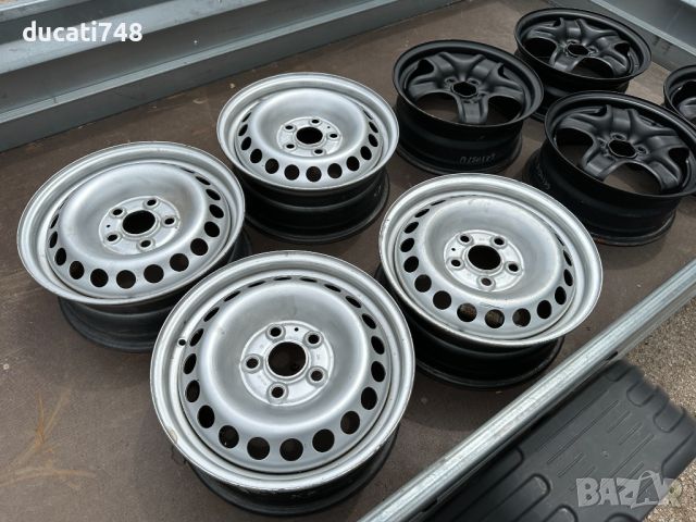 4бр.  OEM железни джанти 16" VW Transporter T5, T6