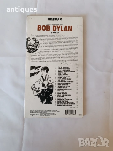Оригинален диск с обложка на Bob Dylan - 1961-1962, снимка 2 - CD дискове - 53955796